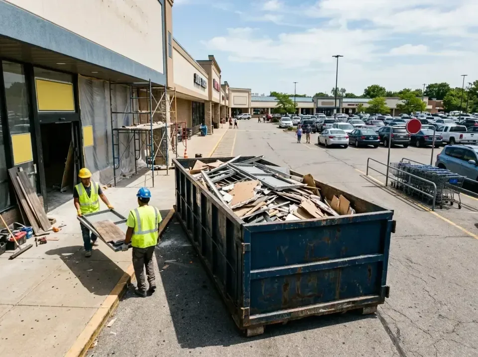 retail-store-renovation-debris-003 — frequently asked questions, Roll-off Dumpster Rentals in Fox Farm-College, WY
